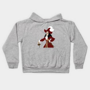 Minmalist Captain Hook Kids Hoodie